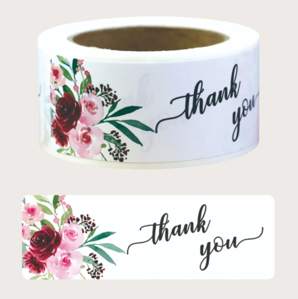 120 Thank You Stickers